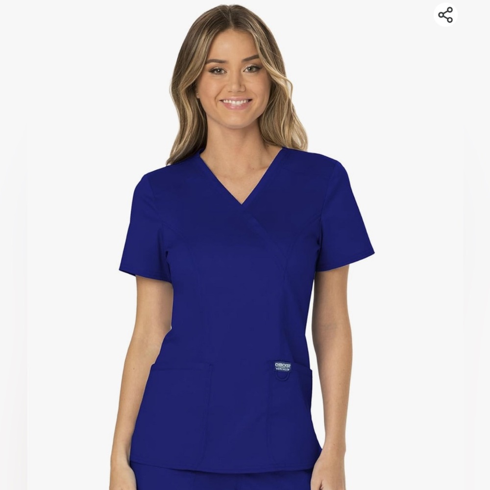 Cherokee Galaxy Blue Scrub Set